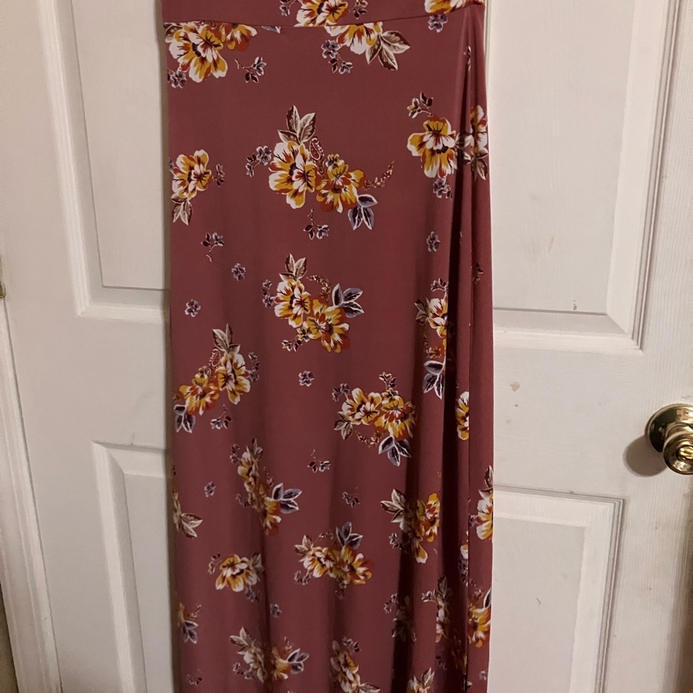Kaileigh Pink Maxi Skirt